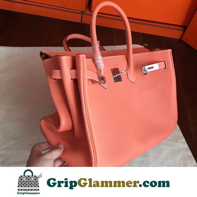 Hermes Crevette Clemence Birkin 40cm Lushentic AAAAA Grade Replica - Image 7
