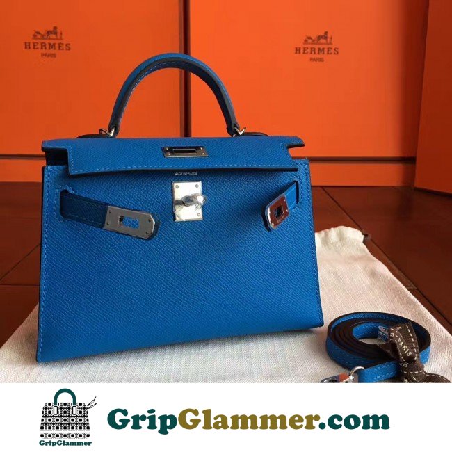 Hermes Mykonos Epsom Kelly Mini II 20cm Lushentic AAAAA Grade Replica (Copy) - Image 3