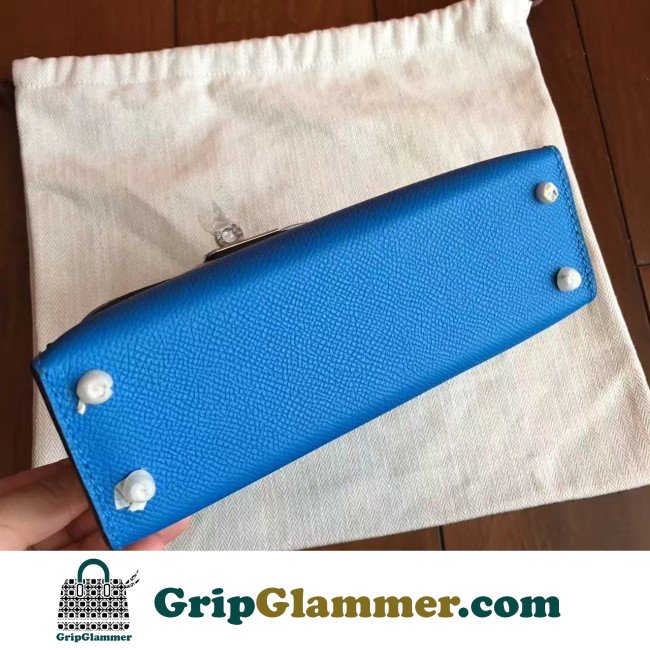 Hermes Mykonos Epsom Kelly Mini II 20cm Lushentic AAAAA Grade Replica (Copy) - Image 4