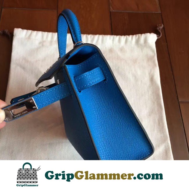 Hermes Mykonos Epsom Kelly Mini II 20cm Lushentic AAAAA Grade Replica (Copy) - Image 5