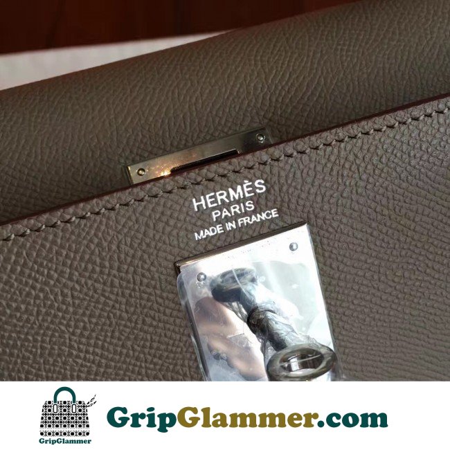 Hermes Etoupe Epsom Kelly 32cm Sellier Lushentic AAAAA Grade Replica - Image 2