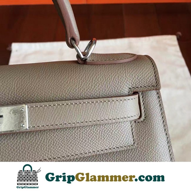 Hermes Etoupe Epsom Kelly 32cm Sellier Lushentic AAAAA Grade Replica - Image 5