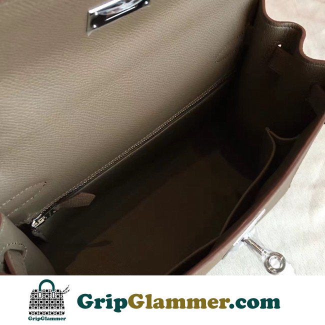 Hermes Etoupe Epsom Kelly 32cm Sellier Lushentic AAAAA Grade Replica - Image 7