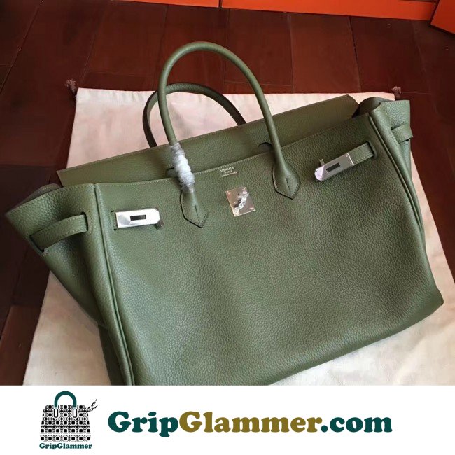 Hermes Canopee Clemence Birkin 40cm Lushentic AAAAA Grade Replica - Image 8