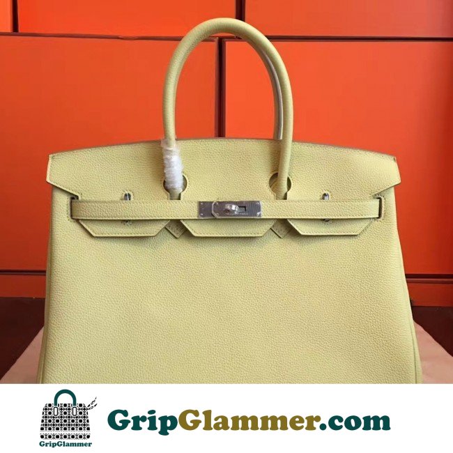 Hermes Curry Clemence Birkin 35cm Lushentic AAAAA Grade Replica
