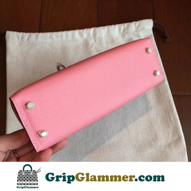 Hermes Rose Confetti Epsom Kelly Mini II 20cm Lushentic AAAAA Grade Replica - Image 5