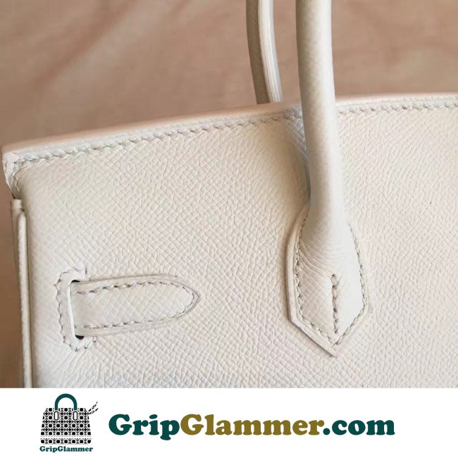 Hermes White Epsom Birkin 25cm Lushentic AAAAA Grade Replica - Image 6
