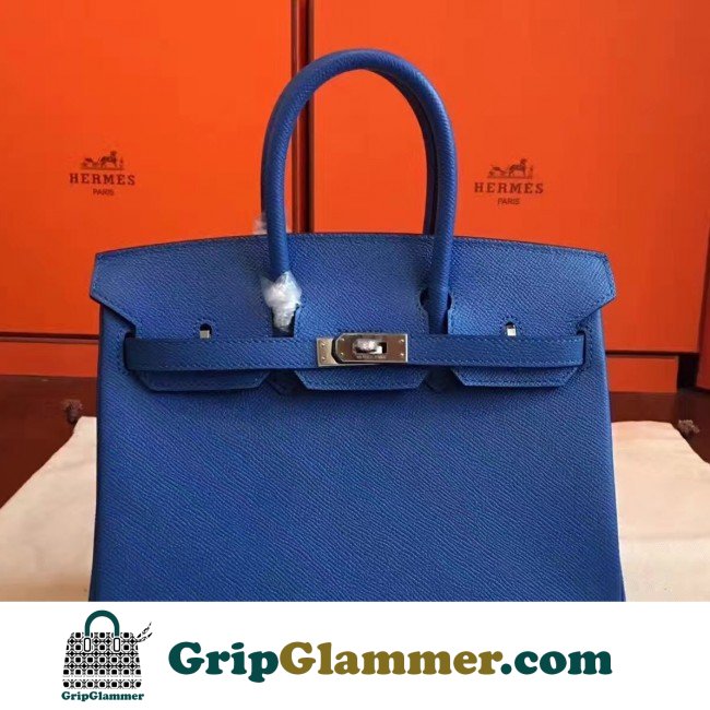 Hermes Blue Epsom Birkin 25cm Lushentic Grade Replica