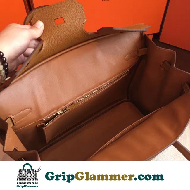 Hermes Brown Epsom Birkin 35cm Lushentic AAAAA Grade Replica - Image 2