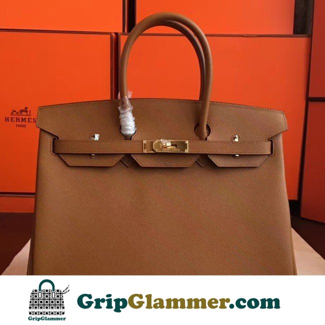 Hermes Brown Epsom Birkin 35cm Lushentic AAAAA Grade Replica