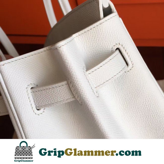 Hermes White Epsom Birkin 35cm Lushentic AAAAA Grade Replica - Image 5