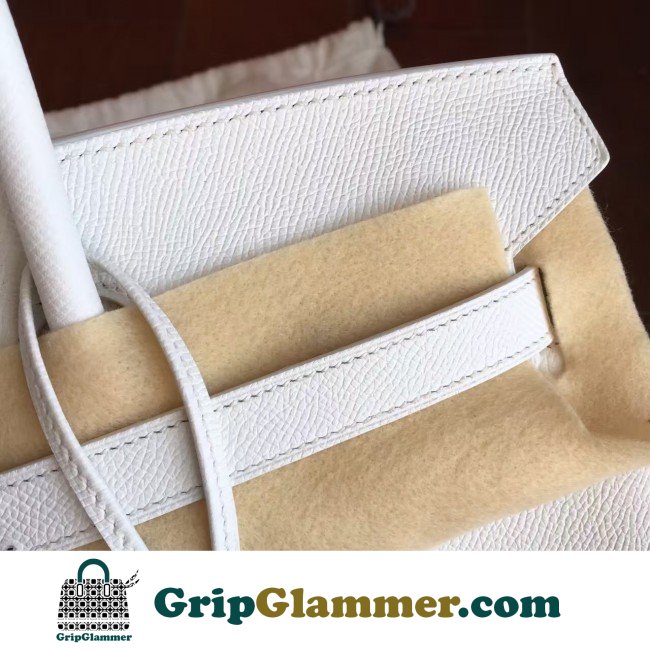 Hermes White Epsom Birkin 35cm Lushentic AAAAA Grade Replica - Image 6