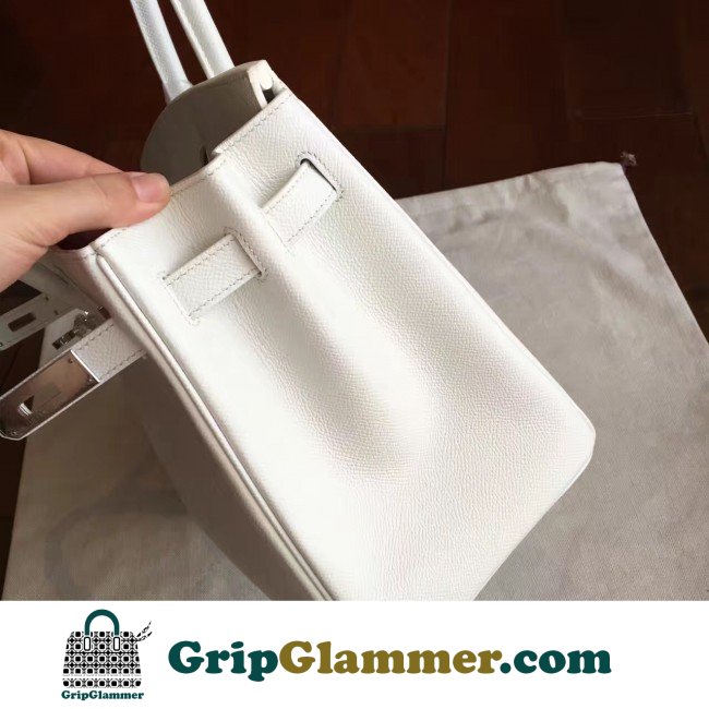 Hermes White Epsom Birkin 35cm Lushentic AAAAA Grade Replica - Image 8