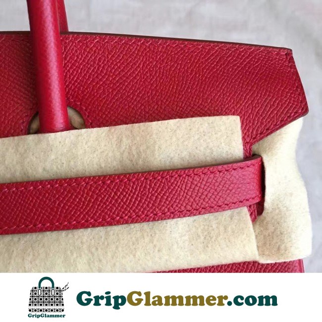 Hermes Red Epsom Birkin 35cm Lushentic AAAAA Grade Replica - Image 3