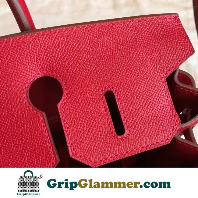 Hermes Red Epsom Birkin 35cm Lushentic AAAAA Grade Replica - Image 5