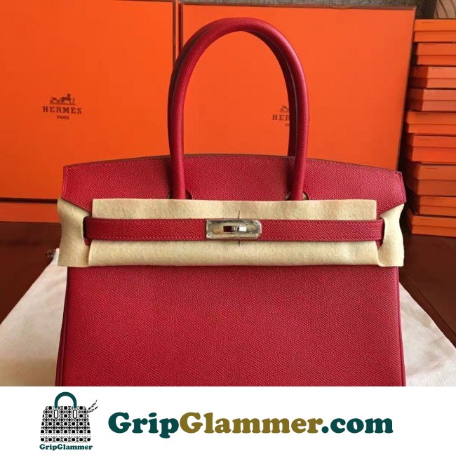 Hermes Red Epsom Birkin 35cm Lushentic AAAAA Grade Replica