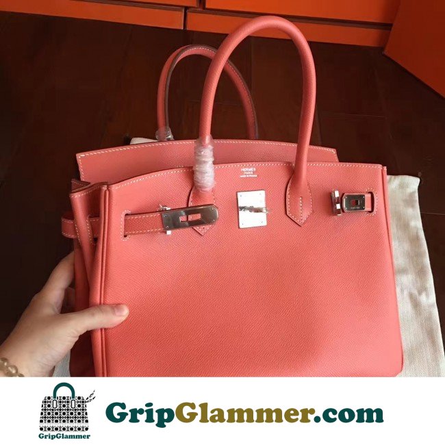 Hermes Crevette Epsom Birkin 30cm Lushentic AAAAA Grade Replica - Image 4