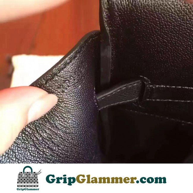 Hermes Black Epsom Birkin 35cm Lushentic AAAAA Grade Replica - Image 3