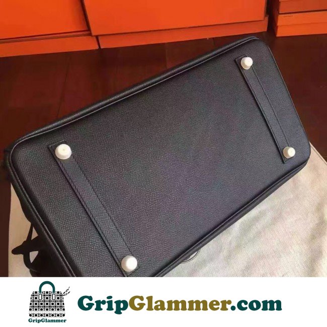 Hermes Black Epsom Birkin 35cm Lushentic AAAAA Grade Replica - Image 4
