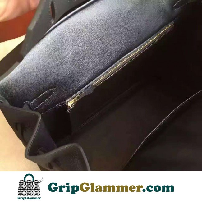 Hermes Black Epsom Birkin 35cm Lushentic AAAAA Grade Replica - Image 6