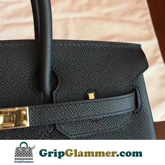 Hermes Black Epsom Birkin 35cm Lushentic AAAAA Grade Replica - Image 8