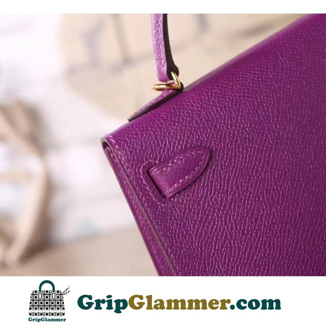 Hermes Cyclamen Epsom Kelly Mini II 20cm Lushentic AAAAA Grade Replica - Image 3