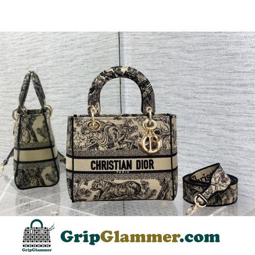 Dior Lady Dior 24cm Medium - Image 3