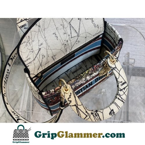 Dior Lady Dior 24cm Medium - Image 8