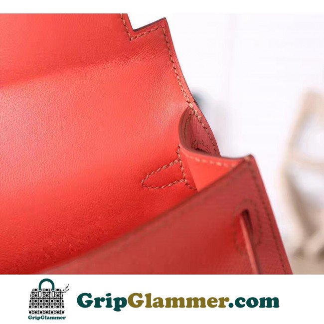 Hermes Flamingo Epsom Kelly Mini II 20cm Lushentic AAAAA Grade Replica - Image 5