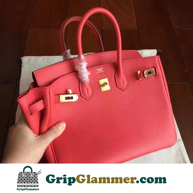 Hermes Bougainvillier Clemence Birkin 25cm Lushentic AAAAA Grade Replica - Image 9