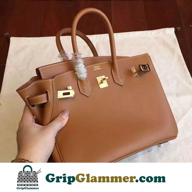 Hermes Brown Epsom Birkin 25cm Lushentic AAAAA Grade Replica - Image 4