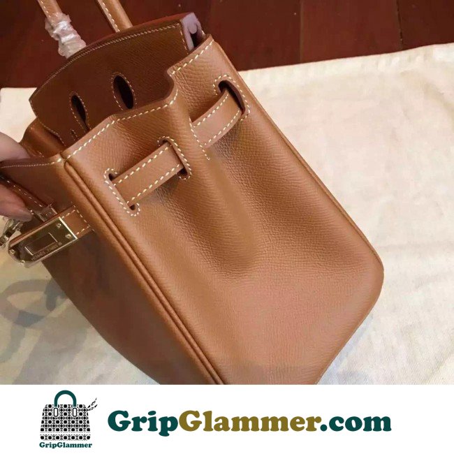 Hermes Brown Epsom Birkin 25cm Lushentic AAAAA Grade Replica - Image 7