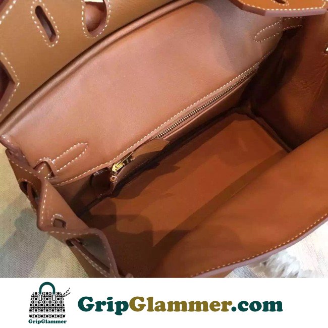 Hermes Brown Epsom Birkin 25cm Lushentic AAAAA Grade Replica - Image 9