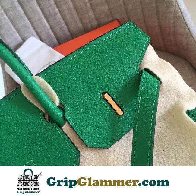 Hermes Bamboo Clemence Birkin 30cm Lushentic AAAAA Grade Replica - Image 8
