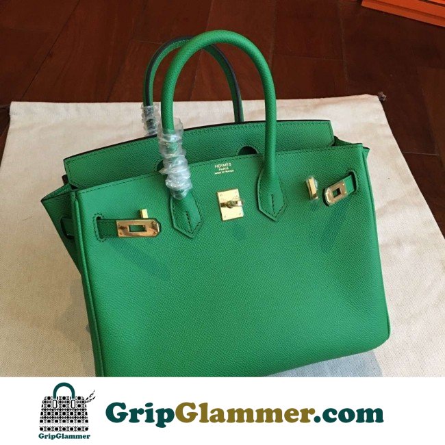 Hermes Bamboo Epsom Birkin 25cm Lushentic Grade Replica - Image 9