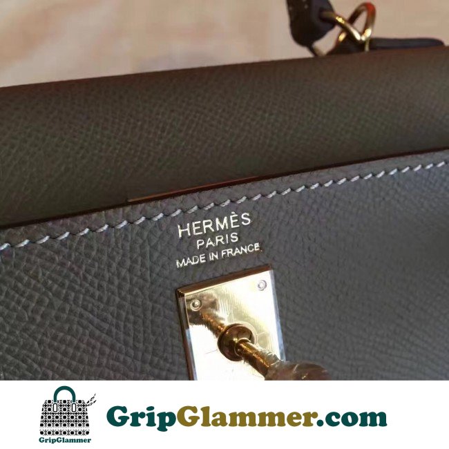 Hermes Etoupe Epsom Kelly Sellier 28cm Lushentic AAAAA Grade Replica - Image 7