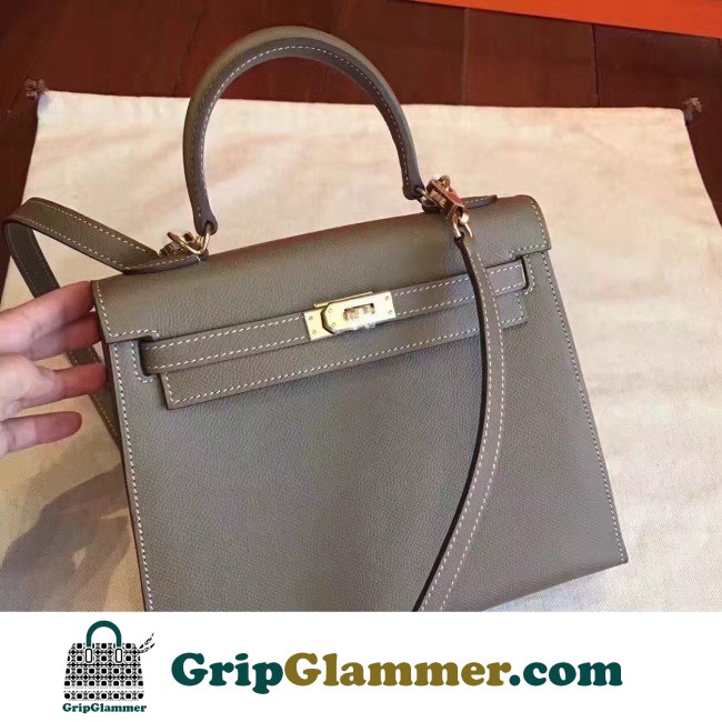 Hermes Etoupe Epsom Kelly Sellier 28cm Lushentic AAAAA Grade Replica