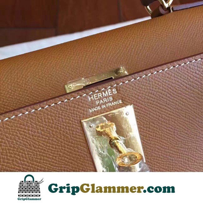 Hermes Gold Epsom Birkin 30cm Lushentic AAAAA Grade Replica - Image 2