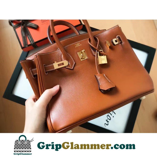 Hermes Gold Swift Birkin 30cm Lushentic AAAAA Grade Replica - Image 2