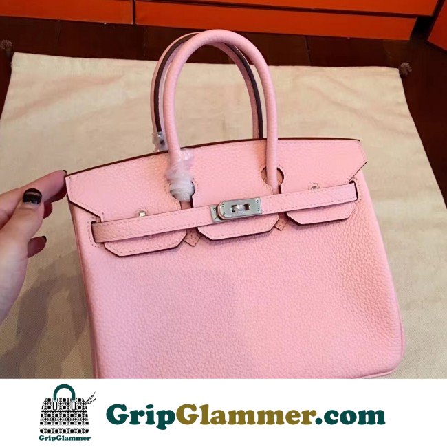 Hermes Pink Clemence Birkin 25cm Lushentic AAAAA Grade Replica