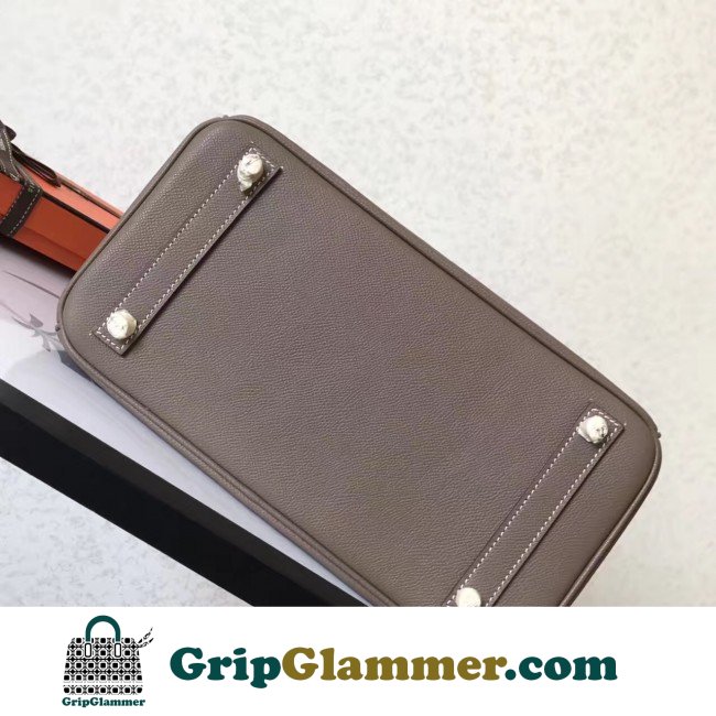 Hermes Etoupe Epsom Birkin 30cm Lushentic AAAAA Grade Replica - Image 3