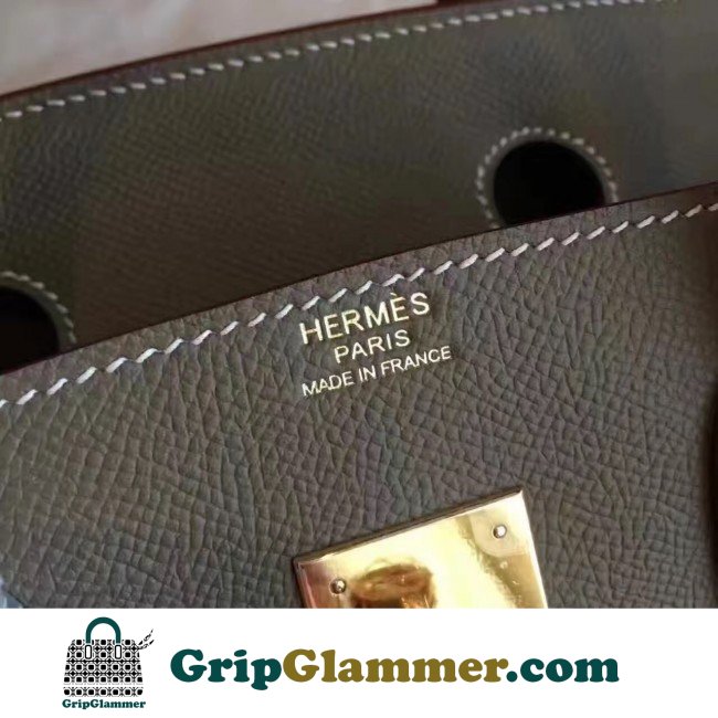 Hermes Etoupe Epsom Birkin 30cm Lushentic AAAAA Grade Replica - Image 6