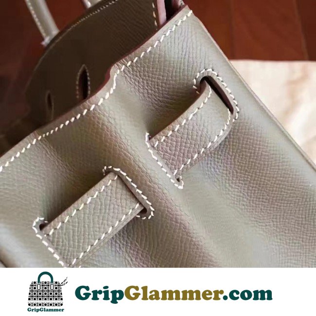 Hermes Etoupe Epsom Birkin 30cm Lushentic AAAAA Grade Replica - Image 7