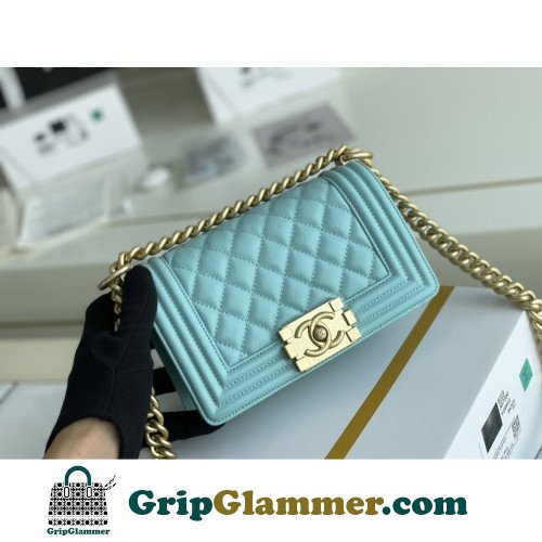 Chanel Boy Bag Caviar 20cm Small Lushentic AAAAA grade replica - Image 3