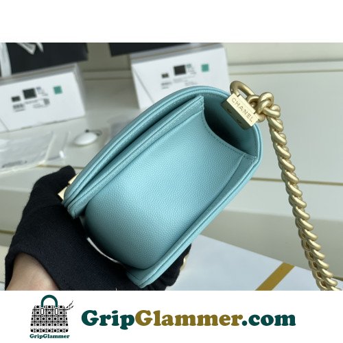 Chanel Boy Bag Caviar 20cm Small Lushentic AAAAA grade replica - Image 8