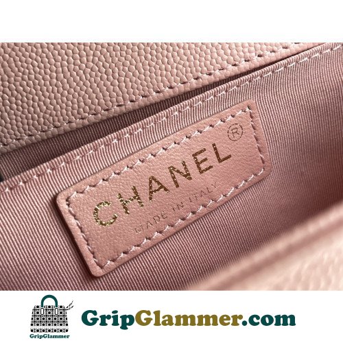 Chanel Boy Bag Caviar 20cm Small Lushentic AAAAA grade replica - Image 4