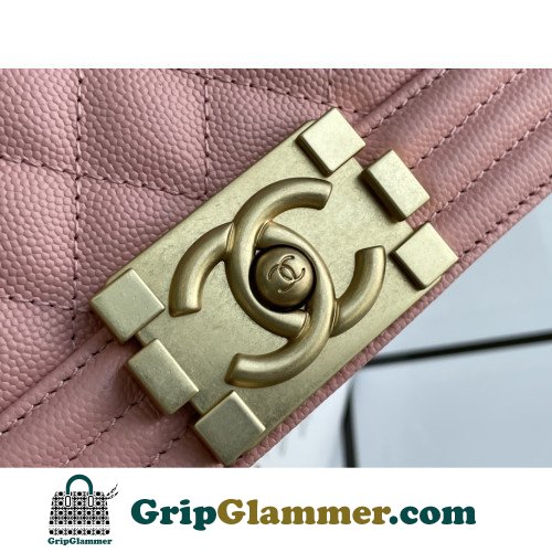 Chanel Boy Bag Caviar 20cm Small Lushentic AAAAA grade replica - Image 7