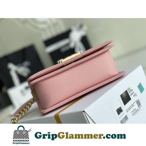 Chanel Boy Bag Caviar 20cm Small Lushentic AAAAA grade replica - Image 8