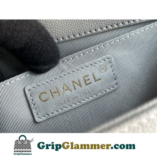 Chanel Boy Bag Caviar 20cm Small Lushentic AAAAA grade replica - Image 8