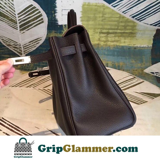 Hermes Cafe Clemence Kelly 35cm Lushentic AAAAA Grade Replica - Image 6